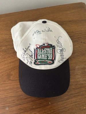 Al Kaline, Lou Brock & Others Signed 1999 All Star Game Hat Boston Snapback - Image 1 of 4