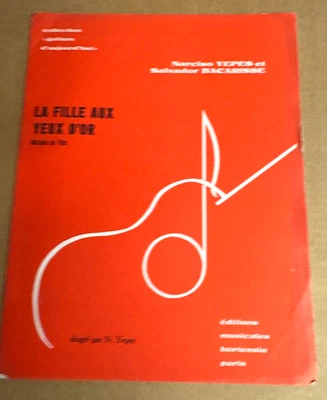 Yepes Bacarisse La Fille aux Yeux d'Or for guitar sheet music - Image 1 of 3