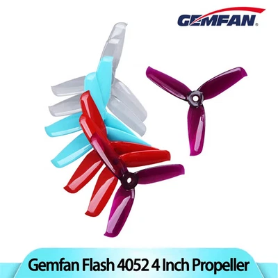 4 piezas Gemfan 4052 4,0 x 5,2 PC 3 hélices hoja de hélice CW CCW motor hélice FPV Foto 1 de 4