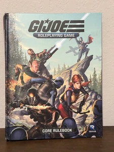GI JOE ROLEPLAYING GAME HARDCOVER CORE RULEBOOK RPG RENEGADE STUDIOS USED - Picture 1 of 2