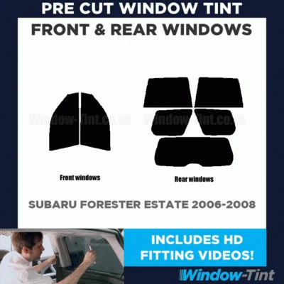 Vorgeschnittene Scheibentönung Für Subaru Forester Estate 2006-2008 - - Image 1 of 4