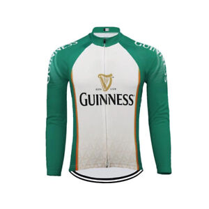 Retro Guinness  Cycling Jersey Cycling Jersey Long Sleeve bicycle Jerseys