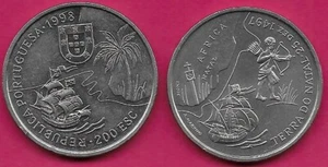 PORTUGAL 200 ESCUDOS 1998 UNC DESCOVERY OF AFRICA,TERRA DO NATAL,SHIELD,SHIP, - Picture 1 of 1