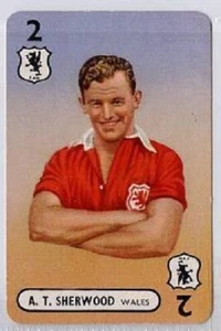 Alf Sherwood, Newport Cty, Cardiff City y Gales 1946-7 - Imagen 1 de 1