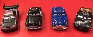 RARE Lot Of 4 CARS Disney Pixar Die Cast Sheriff Doc Hudson Boost Axler EUC - Picture 1 of 8