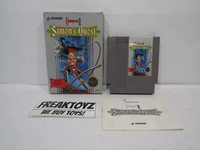NES Castlevania II Simon's Quest, Boxed with Manual - Image 1 of 4