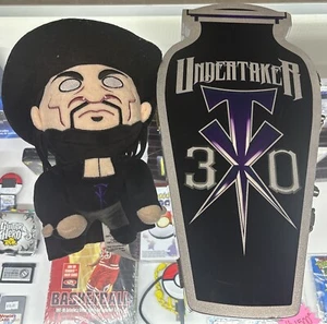 WWE 30th Anniversary Undertaker Mini Title Belt (Bracelet) W/ Urn Case & Plush - Picture 1 of 18