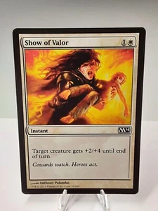 MTG - M14 - Show of Valor - #033 - Lightly Played - Picture 1 of 5