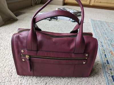 Bandolera halógena de cuero rojo Nordstrom Foto 1 de 4