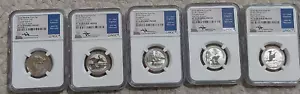 2018-S NGC PF70 Mercanti America The Beautiful Reverse Proof Silver Quarters - Picture 1 of 6