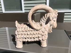 Widder Widder Statue MCM Austin Productions 1961 seltene Kunst Skulptur Vintage signiert - Bild 1 von 9