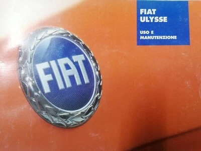 Fiat Ulysse 2003  libretto istruzioni manuale uso e manutenzione - Immagine 1 di 2