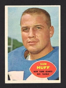 Sam Huff New York Giants 1960 Topps Card #80 - Picture 1 of 2