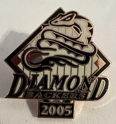 Arizona Diamondbacks 2005 Lapel Pin 1 3/16” Diamond Backers Logo - Image 1 of 3