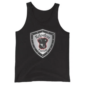 Official Relentless Patriots Battle Crest - Unisex Tank Top - Picture 1 of 6