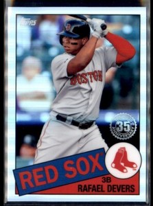 2020 Topps Chrome 1985 Baseball Refractor Rafael Devers Boston Red Sox #85TC-8