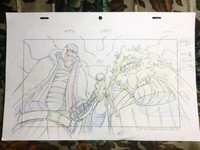 One Piece Animation Cel Original Sketch From Episode 772 The Legendary Journey Ebay