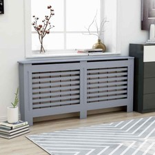 vidaXL Copertura per Radiatore Antracite 172x19x81 cm in MDF 288188 Italia