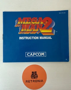 Mega Man 2 Nintendo NES Game Instruction Manual UK Version - Picture 1 of 3
