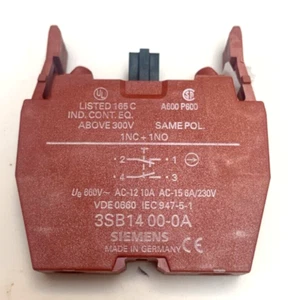 Bloque de contactos Siemens 3SB1400-0A - Imagen 1 de 3