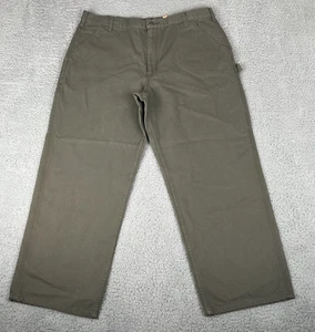 Nuevo Carhartt Para Hombre Suelto Calce Original Lavado Estiércol Verde Talla 40x29 (Etiqueta 40x30) - Imagen 1 de 13