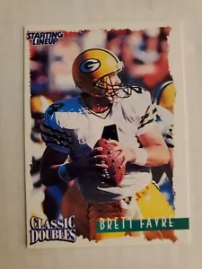 1997 Kenner Starting Lineup Brett Favre CLASSIC DOUBLES card #NNO - Picture 1 of 2
