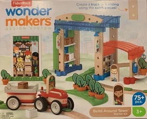 Fisher-Price Wonder Makers Design System Build Around Town Starter Kit -  75pc - Picture 1 of 3
