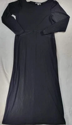 Vestido negro para mujer talla grande carrera fiesta crucero lavable Foto 1 de 4