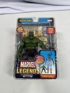NUEVA FIGURA DE HULK PRIMERA APARICIÓN LEYENDAS DE MARVEL TOYBIZ VARIANTE GALACTUS VERDE - Imagen 1 de 2