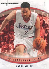 2007-08 Fleer Hot Prospects Blue #55 Andre Miller /10