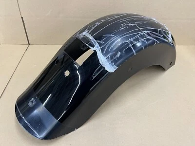 Guardabarros trasero Harley-Davidson CVO Ultra Limited Touring 2009-2022 negro vivo OEM Foto 1 de 4