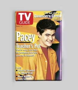 PACEY / DAWSON'S CREEK / GELB / TV GUIDE / 2" x 3" MAGNET (Magazin Retro 90er) - Bild 1 von 2
