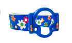 Summer! ENLITE Armband Holder flexible latex-free BLUE FLOWERS for KIDS & ADULTS