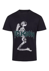 RELIGION Men's Platinum T-Shirt Black/Green - Picture 1 of 6
