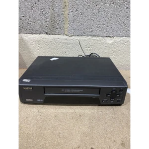 Matsui VX-1107A VHS Video Cassette Player Black Fluorescent Display - For Parts - Picture 1 of 11