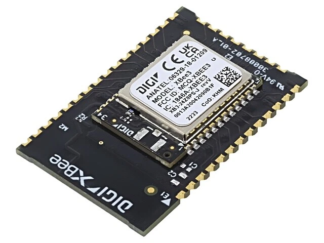 XB3-24Z8PS-J Module: RF PCB XBee 2.4GHz I2C,SPI,UART-103dBm 8dBm SMD DIGI INT... - Image 1 of 1