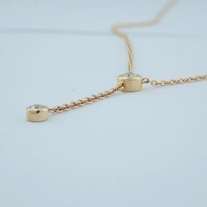 Halskette Diamant Gold Diamond Necklace Gold KLO7174 beste Geschenk für Lieben - Bild 1 von 6