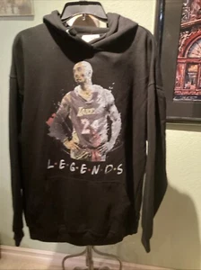 Kobe Bryant Legends Jon Lauren Apparel Black Hoodie Size XL - Picture 1 of 7