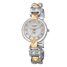 Women's Akribos XXIV AK755 Swiss Diamond Mother of Pearl Dial Bracelet Watch