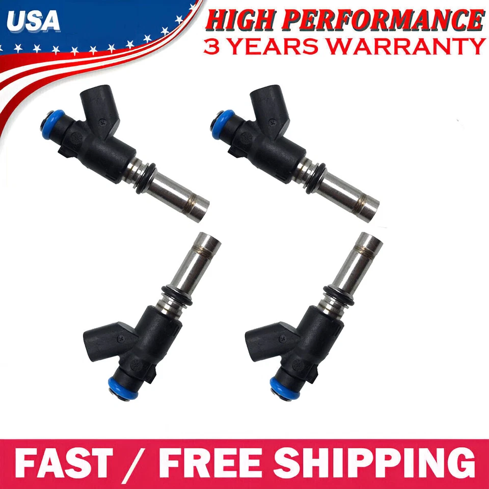 Set(4) Fuel Injector for Pontiac G3 1.6L 2009 Chevrolet Aveo 1.6L 2009-2011 - Image 1 of 4