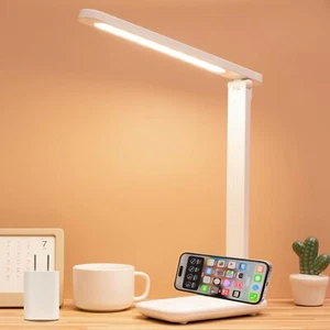 Led Desk Lamp Dimmable Desk Light Reading Lamp 3 Lighting Modes Eye Protectio... - Picture 1 of 6