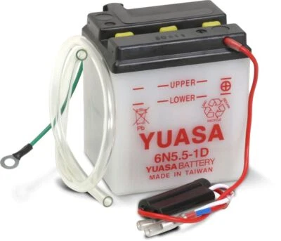 Yuasa Conventional 6N5.51D 6 Volt Battery For Honda CT90 Trail 1966-1979 - Image 1 of 4