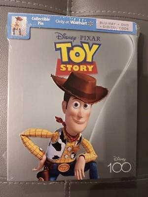 Toy Story Disney 100 Edition Blu-Ray & DVD with Collectible Pin - Image 1 of 3