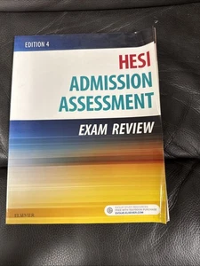 Admission Assessment Exam Review by HESI (2016, Trade Paperback) - Foto 1 di 5