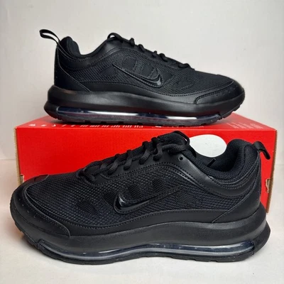 Nike Air Max AP Triple Black Size 9M/10.5W Sneakers CU4826-001 New No Box Lid - Image 1 of 4