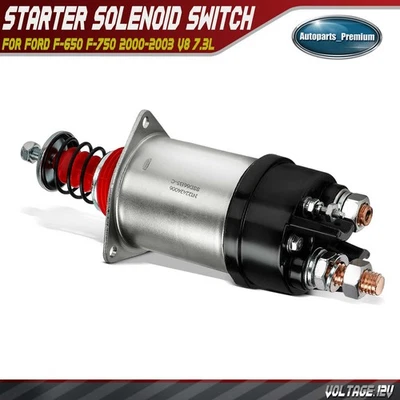 Interruptor solenóide de partida 12 volts para Ford F-650 F-750 2000-2003 V8 7.3L 66-135-SL - Imagem 1 de 4