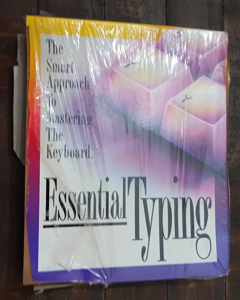 PC Software Essential Typing DOS Windows 3.5 Pulgadas Disco Caja Dañada Foto 1 de 4
