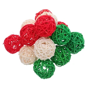 15 Pezzi Palline Decorative per Centrotavola Ciotole Aromaterapia Rattan Artigianato - Foto 1 di 17