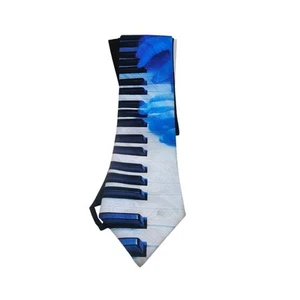 Ralph Marlin piano key tie - Picture 1 of 3