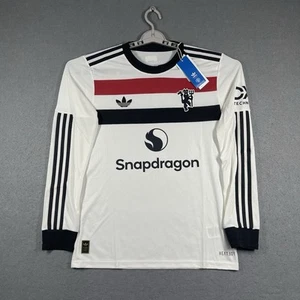 Manchester United Trikot Herren Small Creme Adidas 2023-24 Third Kit Langarm - Bild 1 von 12